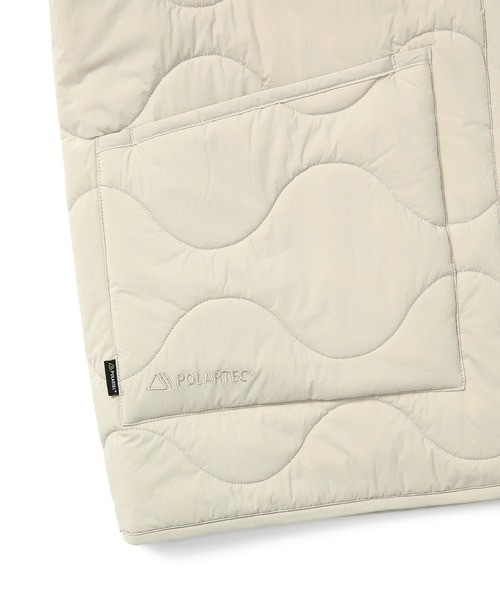 thisisneverthat(ディスイズネバーザット)の「POLARTEC Reversible Quilted Jacket(ブルゾン・メンズ・ストーン/ライトカーキ/ベージュ・L/S/XL/M)」の6枚目の写真