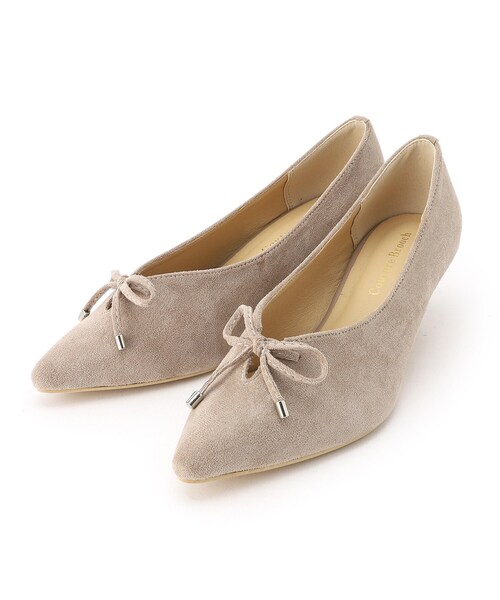 couture brooch（クチュールブローチ）の「リボンパンプス（パンプス・レディース・ベビーピンク/ブラック/ベージュ・30/35/45）」の13枚目の写真