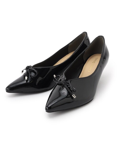 couture brooch（クチュールブローチ）の「リボンパンプス（パンプス・レディース・ベビーピンク/ブラック/ベージュ・30/35/45）」の14枚目の写真