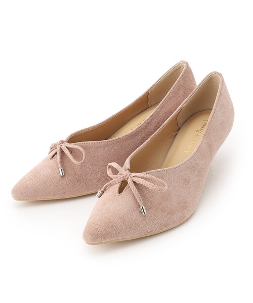 couture brooch（クチュールブローチ）の「リボンパンプス（パンプス・レディース・ベビーピンク/ブラック/ベージュ・30/35/45）」の15枚目の写真