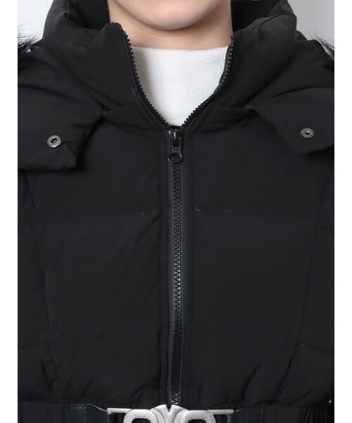 GYDA(ジェイダ)の「SymmetryGYDAベルト付きショートダウンコート(ダウンジャケット/コート・レディース・ブラック・FREE)」の21枚目の写真