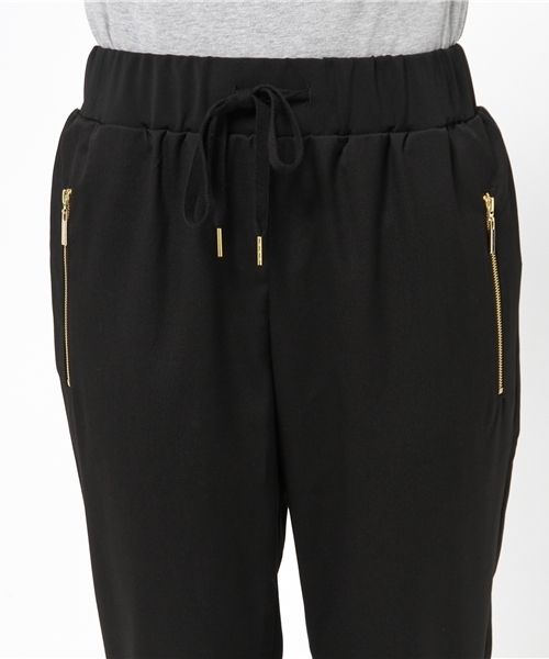 OUTLET（アウトレット）の「【CAPRICIEUX LE'MAGE】裾ゴムドロストパンツ（その他パンツ・レディース・ホワイト/ブラック/グレー・FREE）」の7枚目の写真