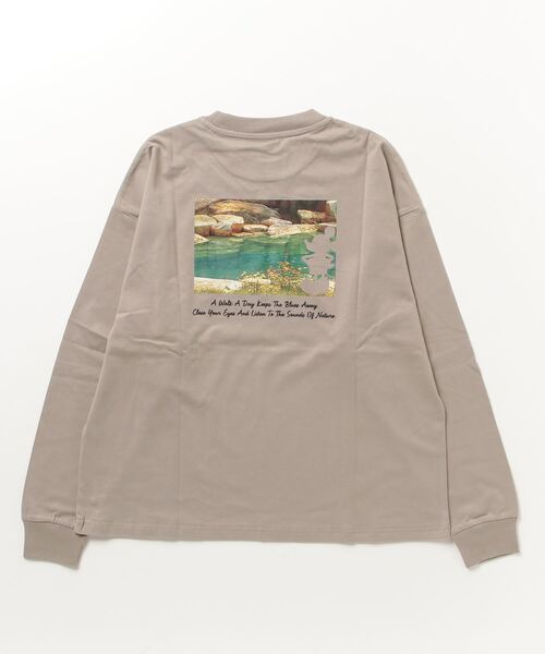 Disney(ディズニー)の「ディズニー コットンロングTシャツ(Tシャツ/カットソー・レディース・オリーブ/ブラウン・S/L/XL/M)」の3枚目の写真