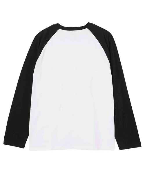 X-girl（エックスガール）の「ZINE B/B TEE（Tシャツ/カットソー・レディース・ホワイト/ブラック・S/M/L/XL）」の3枚目の写真