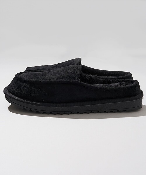 FREAK'S STORE(フリークスストア)の「限定展開 フェイクムートン スリッポン ミュール/ローファーモック(スニーカー・メンズ・ブラック/ベージュ/キャメル・26.0cm/24.0cm/28.0cm/27.0cm/25.0cm/23.0cm)」の5枚目の写真