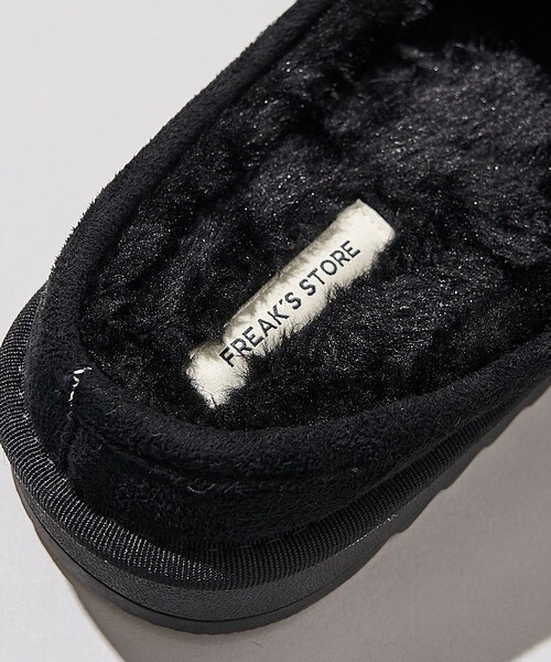 FREAK'S STORE(フリークスストア)の「限定展開 フェイクムートン スリッポン ミュール/ローファーモック(スニーカー・メンズ・ブラック/ベージュ/キャメル・26.0cm/24.0cm/28.0cm/27.0cm/25.0cm/23.0cm)」の9枚目の写真