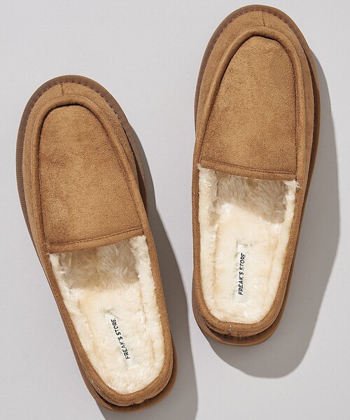 FREAK'S STORE(フリークスストア)の「限定展開 フェイクムートン スリッポン ミュール/ローファーモック(スニーカー・メンズ・ブラック/ベージュ/キャメル・26.0cm/24.0cm/28.0cm/27.0cm/25.0cm/23.0cm)」の16枚目の写真