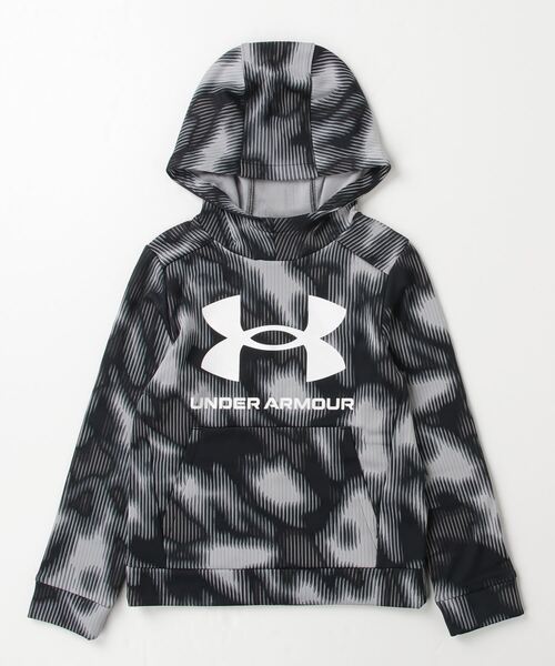 アンダーアーマー UAアーマーフリース プリント ビッグロゴ フーディー（スウェット）｜UNDER ARMOUR（アンダーアーマー）