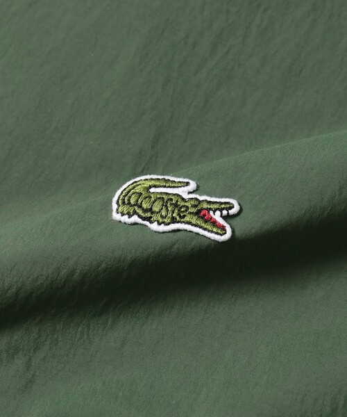 LACOSTE（ラコステ）の「LACOSTE for BEAMS / 別注 トラック ジャケット（ナイロンジャケット・メンズ・ブラック/オリーブ・4/3/5/LARGE/MEDIUM/X-LARGE）」の17枚目の写真
