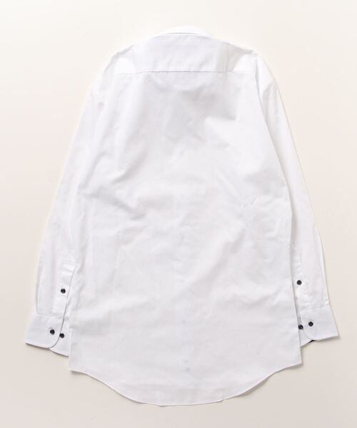 TOKYO SHIRTS(トウキョウシャツ)の「透け防止 形態安定ノーアイロン ホリゾンタルワイド 長袖ビジネスワイシャツ(ビジネスシャツ・メンズ・ホワイト・首回り41cm-裄丈82cm/首回り42cm-裄丈82cm/首回り41cm-裄丈86cm/首回り42cm-裄丈86cm/首回り39cm-裄丈80cm/首回り39cm-裄丈84cm/首回り43cm-裄丈86cm/首回り43cm-裄丈82cm/首回り37cm-裄丈80cm/首回り37cm-裄丈84cm)」の6枚目の写真