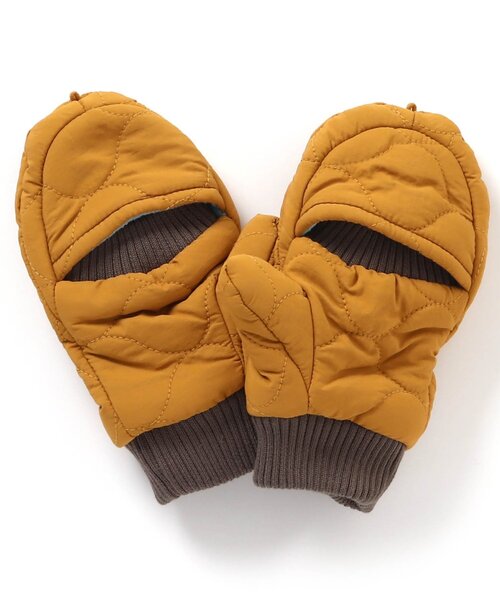 BREEZE（ブリーズ）の「キルト手袋（手袋・キッズ・キャメル/ブラック・140/120/95）」の4枚目の写真