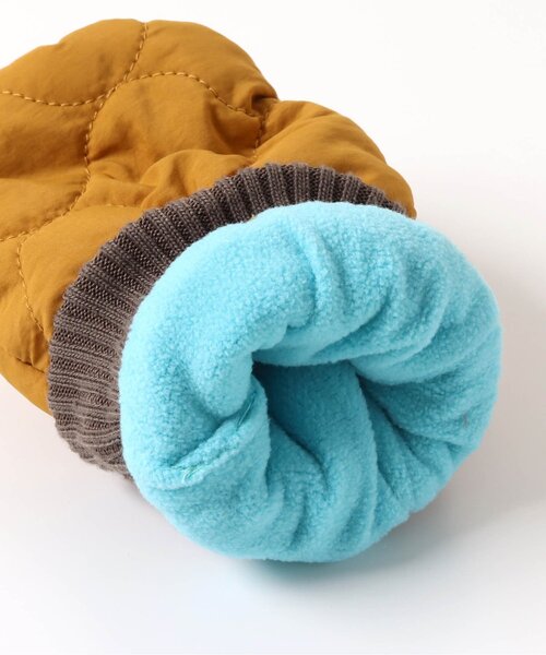 BREEZE（ブリーズ）の「キルト手袋（手袋・キッズ・キャメル/ブラック・140/120/95）」の7枚目の写真