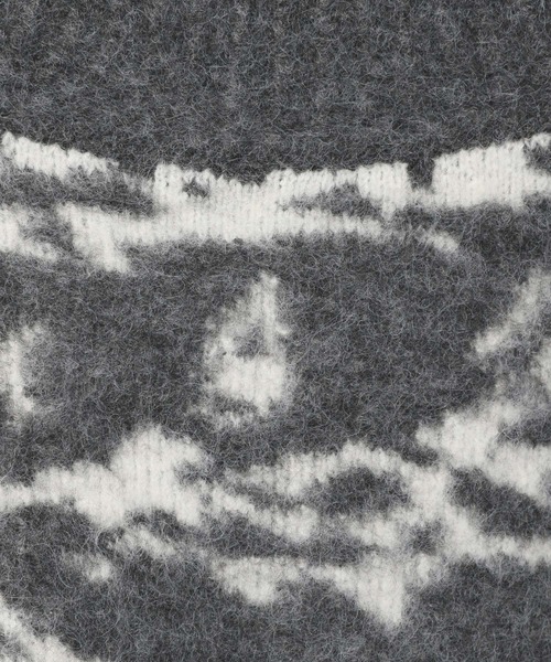 mysty woman（ミスティウーマン）の「起毛フラワージャガードニット　988043（ニット/セーター・レディース・オフホワイト/チャコールグレー/モカ・FREE）」の17枚目の写真