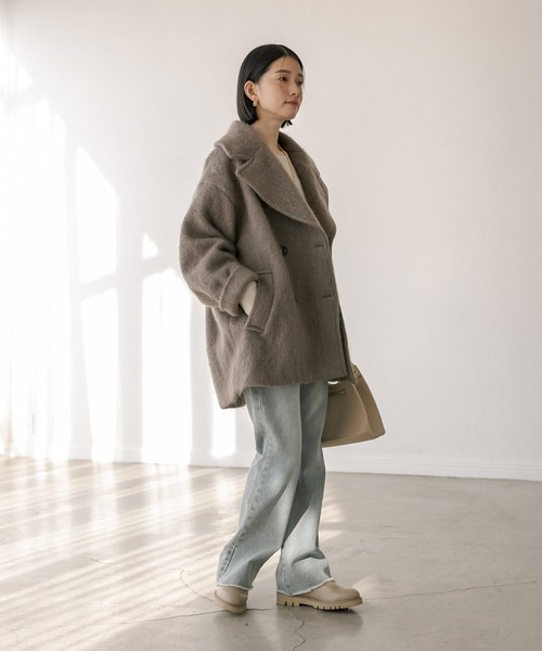 セール】シャギーミドルコート（その他アウター）｜RIVE DROITE