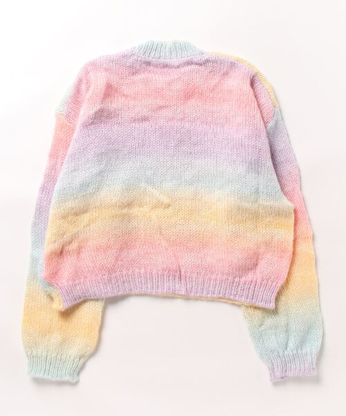 anap mimpi(アナップミンピ)の「カラフルグラデーションニットショートトップス(ニット/セーター・レディース・その他・FREE)」の2枚目の写真
