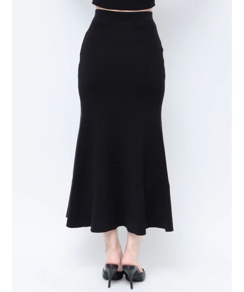 GYDA（ジェイダ）の「リブニットマーメイドスカート（スカート・レディース・アイボリー/ブラック・FREE）」の22枚目の写真