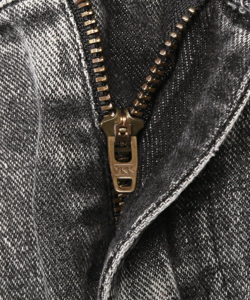 LUXSTYLE（ラグスタイル）の「ケミカル加工デニムワイドカーゴパンツ（デニムパンツ・メンズ・インディゴブルー/ブラック・M/L）」の11枚目の写真