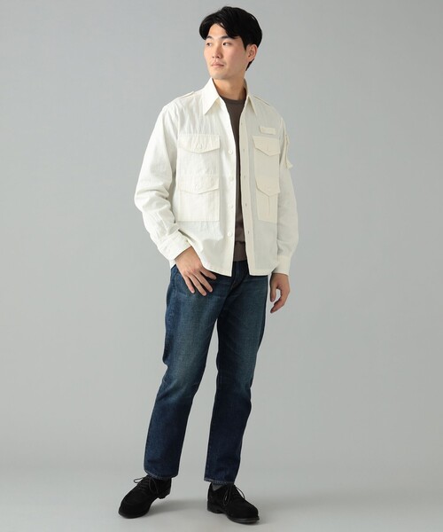 WOOLRICH beamsf別注　ミリタリージャケット Lサイズ　カーキ WOOLRICH（ウールリッチ）の「WOOLRICH × BEAMS F / 別注