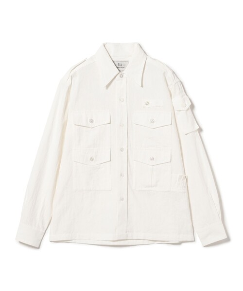 WOOLRICH beamsf別注　ミリタリージャケット Lサイズ　カーキ BEAMS F（ビームスF）【別注】WOOLRICH / マウンテンパーカ