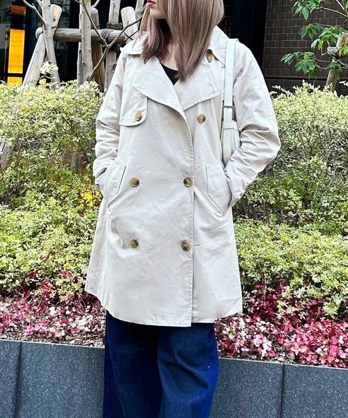 SPIGA(スピーガ)の「ミディアム丈トレンチコート(トレンチコート・レディース・ライトベージュ・FREE)」の5枚目の写真