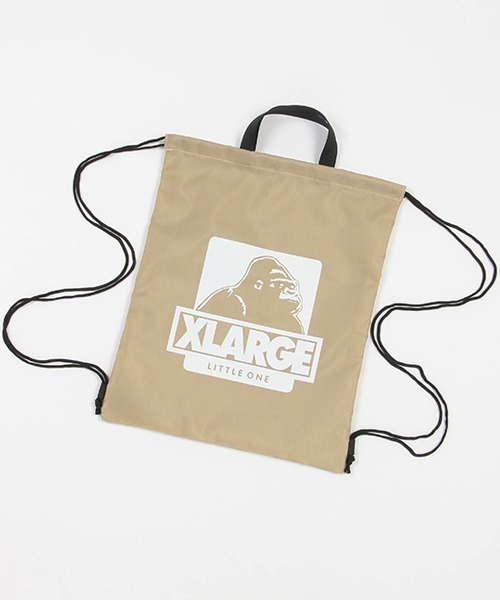 XLARGE KIDS(エクストララージキッズ)の「ナップサック(バックパック/リュック・キッズ・ブラック/ライトグレー/ベージュ/レッド・FREE)」の3枚目の写真