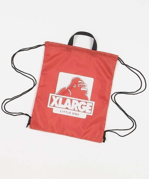 XLARGE KIDS(エクストララージキッズ)の「ナップサック(バックパック/リュック・キッズ・ブラック/ライトグレー/ベージュ/レッド・FREE)」の4枚目の写真