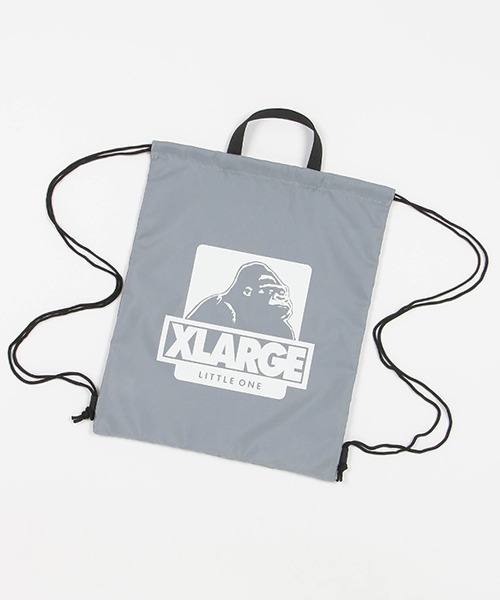 XLARGE KIDS(エクストララージキッズ)の「ナップサック(バックパック/リュック・キッズ・ブラック/ライトグレー/ベージュ/レッド・FREE)」の2枚目の写真