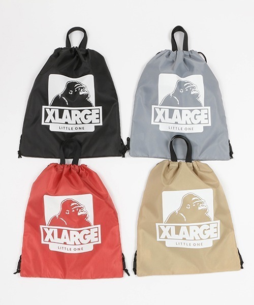 XLARGE KIDS(エクストララージキッズ)の「ナップサック(バックパック/リュック・キッズ・ブラック/ライトグレー/ベージュ/レッド・FREE)」の11枚目の写真