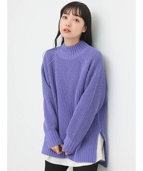 earth music&ecology（アースミュージックアンドエコロジー）の「マットベロアモールチュニック（チュニック・レディース・アイボリー/マスタード/ダークグレー/ブルー・FREE）」の17枚目の写真