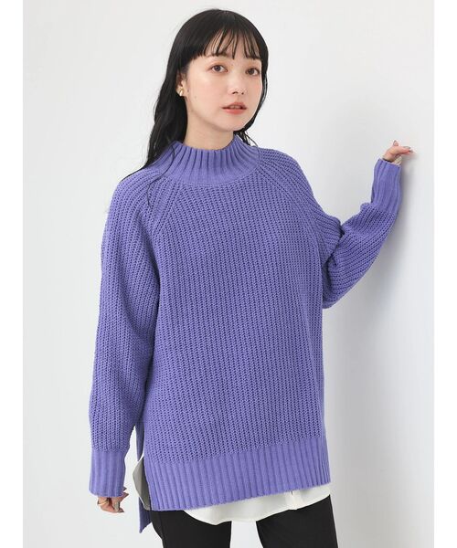 earth music&ecology（アースミュージックアンドエコロジー）の「マットベロアモールチュニック（チュニック・レディース・アイボリー/マスタード/ダークグレー/ブルー・FREE）」の18枚目の写真