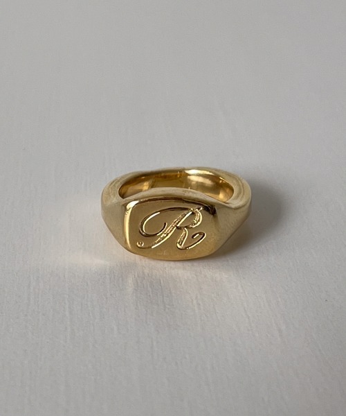 CANAL JEAN（キャナルジーン）の「Pt　イニシャルピンキーリング（リング・レディース・M/R/A・5/3）」の20枚目の写真