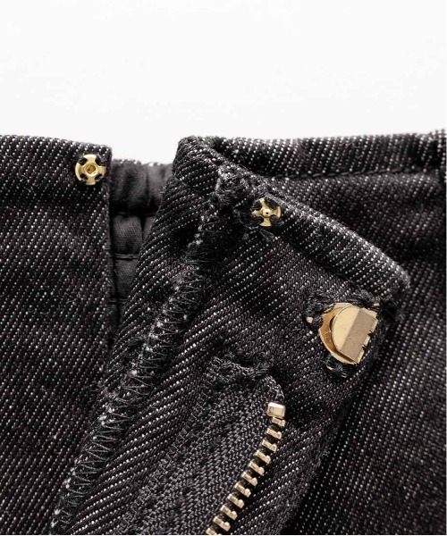 RANDA（ランダ）の「ハイウエストワイドデニムパンツ（デニムパンツ・レディース・ブラック/インディゴブルー・1/0）」の21枚目の写真