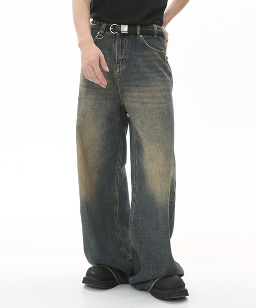 セール】ワイドレングス モッピングデニム（デニムパンツ）｜CORPUS