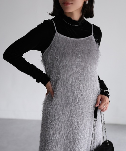 【ZYM】フリンジワンピース2850 Ads JAPAN レディースラテンウェア