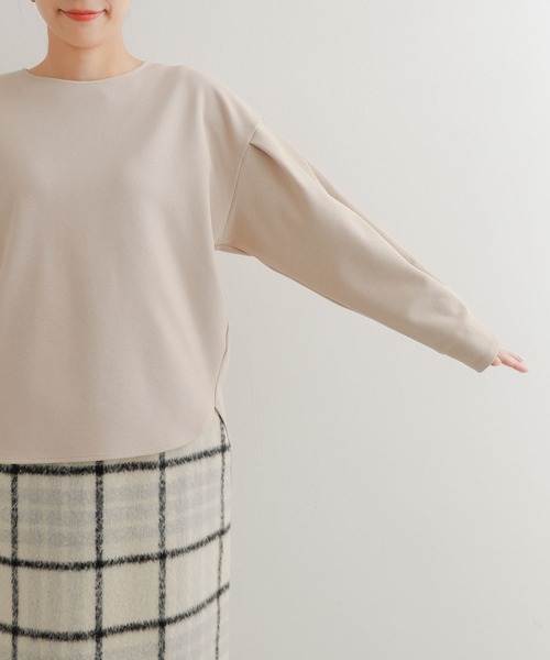 URBAN RESEARCH DOORS(アーバンリサーチドアーズ)の「バックジッププルオーバー(Tシャツ/カットソー・レディース・ブラック/ベージュ系その他/モカ・MEDIUM)」の10枚目の写真