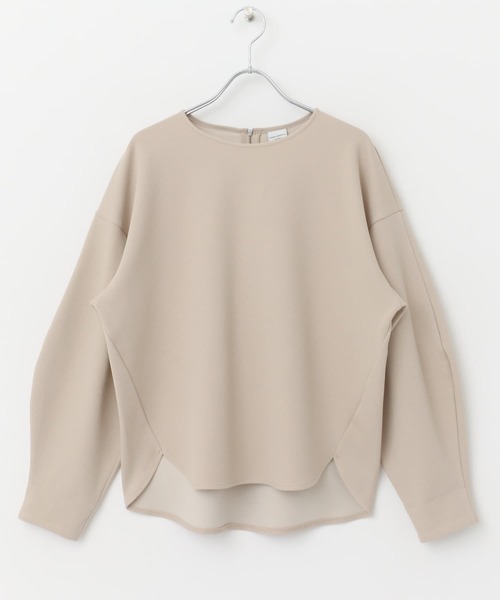 URBAN RESEARCH DOORS(アーバンリサーチドアーズ)の「バックジッププルオーバー(Tシャツ/カットソー・レディース・ブラック/ベージュ系その他/モカ・MEDIUM)」の11枚目の写真