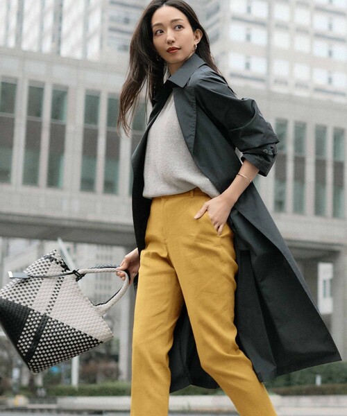 23区(ニジュウサンク)の「【Oggi4月号掲載】LIMONTA メモリータフタ コート(その他アウター・レディース・ブラウン系/グレー系/スモーキーグリーン系・32)」の2枚目の写真