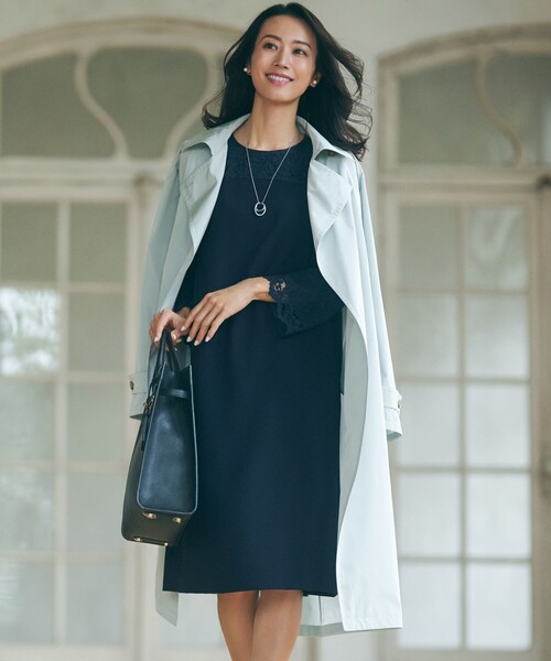 【セール】【Oggi4月号掲載】LIMONTA メモリータフタ コート（その他アウター）｜23区（ニジュウサンク）