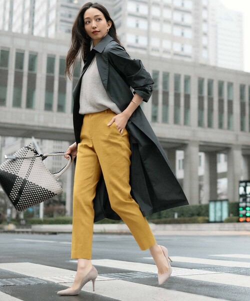 23区(ニジュウサンク)の「【Oggi4月号掲載】LIMONTA メモリータフタ コート(その他アウター・レディース・ブラウン系/グレー系/スモーキーグリーン系・32)」の4枚目の写真
