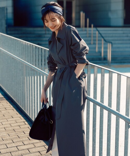 23区(ニジュウサンク)の「【Oggi4月号掲載】LIMONTA メモリータフタ コート(その他アウター・レディース・ブラウン系/グレー系/スモーキーグリーン系・32)」の6枚目の写真