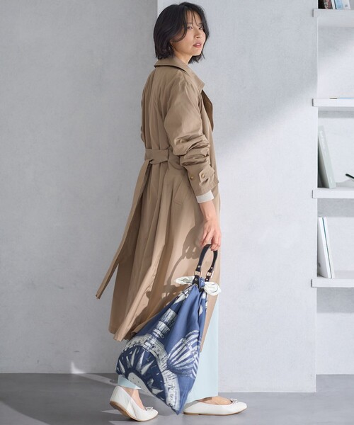 23区(ニジュウサンク)の「【Oggi4月号掲載】LIMONTA メモリータフタ コート(その他アウター・レディース・ブラウン系/グレー系/スモーキーグリーン系・32)」の12枚目の写真