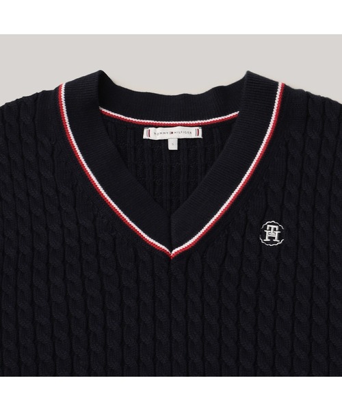 【トミーヒルフィガー】リラックスVネックチュニック TOMMY HILFIGER（トミーヒルフィガー）の「リラックスVネック
