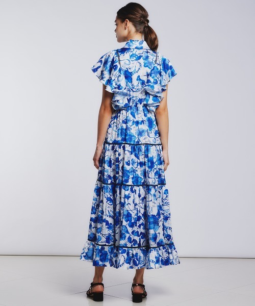 Sov. オリジナルプリントリボンワンピース Sov.オリジナルプリントリボンワンピース