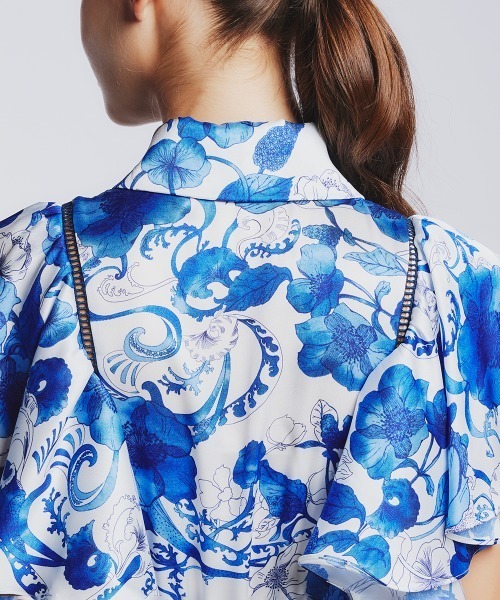 Sov. / オリジナルプリントリボンワンピース