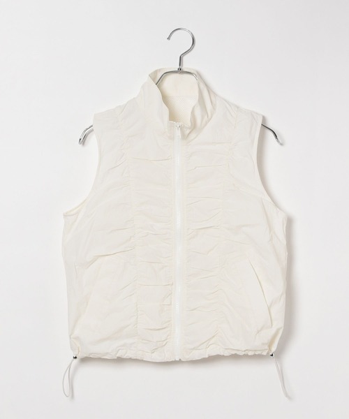 PAGEBOY（ページボーイ）の「シアーウインドベスト（ベスト・レディース・オフホワイト/チャコールグレー・FREE）」の15枚目の写真