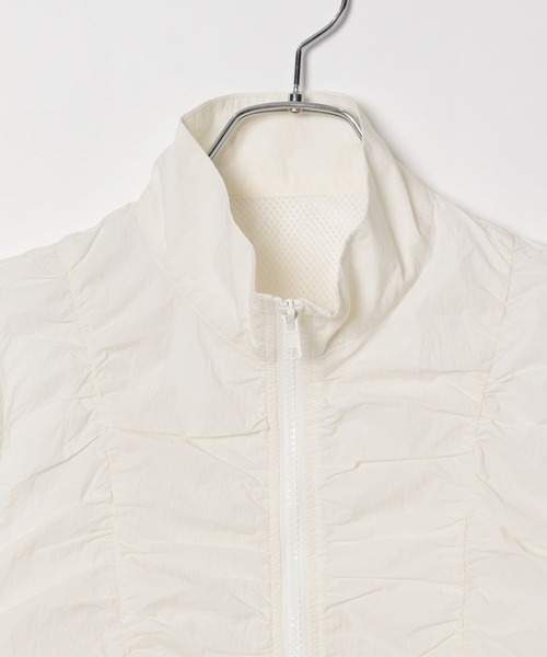 PAGEBOY（ページボーイ）の「シアーウインドベスト（ベスト・レディース・オフホワイト/チャコールグレー・FREE）」の18枚目の写真
