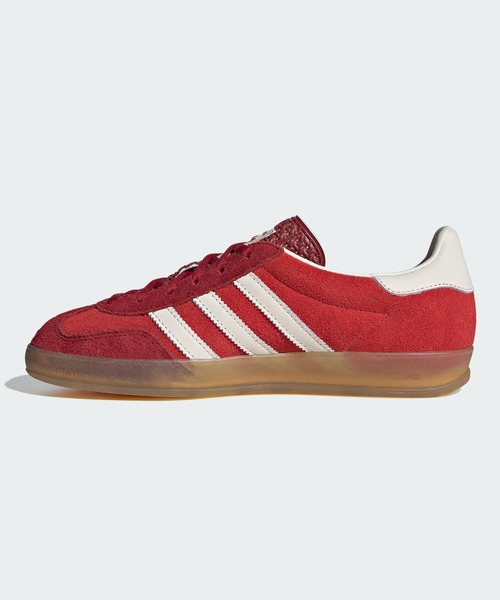adidas（アディダス）の「ガゼル インドア / Gazelle Indoor / アディダスオリジナルス adidas Originals（スニーカー・レディース・レッド/ピンク・25.5cm/24.5cm/28.5cm/22.5cm/25.0cm/28.0cm/24.0cm/26.0cm/29.0cm/26.5cm/23.5cm/27.5cm/23.0cm/27.0cm/22.0cm）」の14枚目の写真