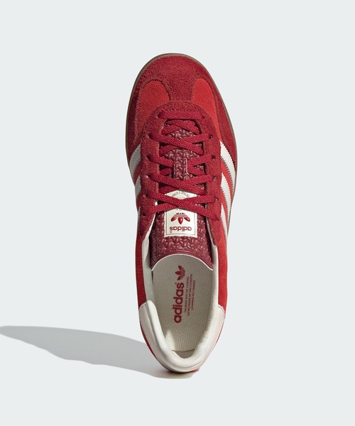 adidas（アディダス）の「ガゼル インドア / Gazelle Indoor / アディダスオリジナルス adidas Originals（スニーカー・レディース・レッド/ピンク・25.5cm/24.5cm/28.5cm/22.5cm/25.0cm/28.0cm/24.0cm/26.0cm/29.0cm/26.5cm/23.5cm/27.5cm/23.0cm/27.0cm/22.0cm）」の10枚目の写真