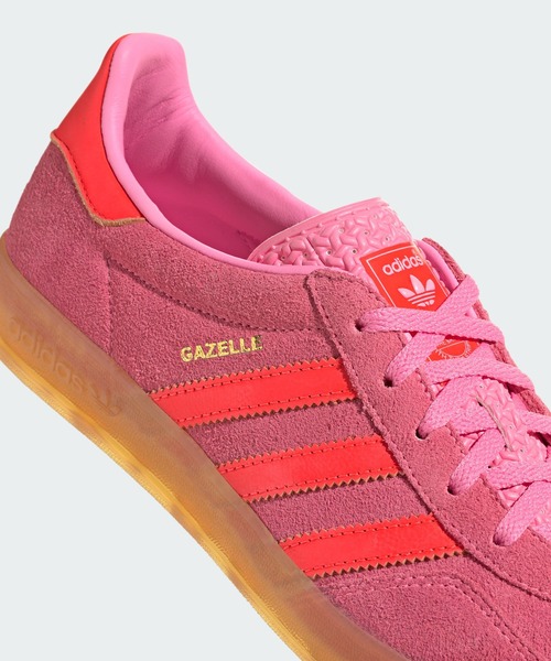 adidas（アディダス）の「ガゼル インドア / Gazelle Indoor / アディダスオリジナルス adidas Originals（スニーカー・レディース・レッド/ピンク・25.5cm/24.5cm/28.5cm/22.5cm/25.0cm/28.0cm/24.0cm/26.0cm/29.0cm/26.5cm/23.5cm/27.5cm/23.0cm/27.0cm/22.0cm）」の8枚目の写真