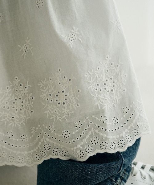 marjour（マージュール）の「HEM LACE SKIRT（スカート・レディース・オフホワイト・M）」の12枚目の写真